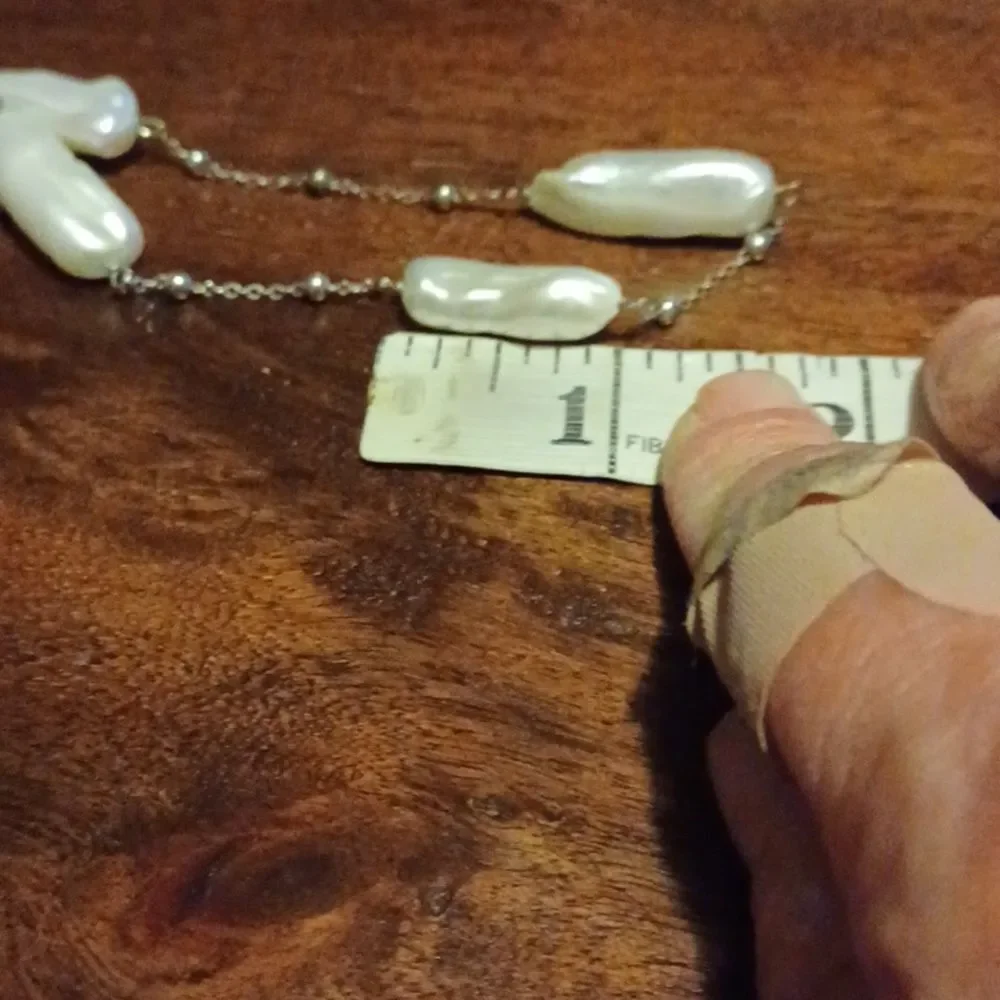 Milor Womans Sterling Silver Fresh Water Pearls NWT Necklace 38 Long